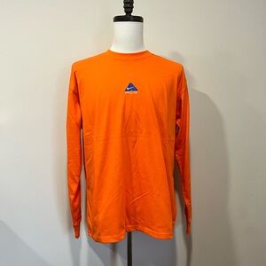 NWT Nike ACG 'Lungs' Men's Long-Sleeve T-Shirt Loose Fit Orange Medium